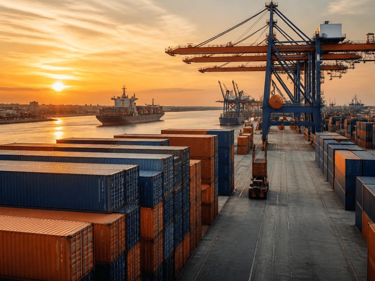 Container terminal in the European Union where EADL consolidates export shipments