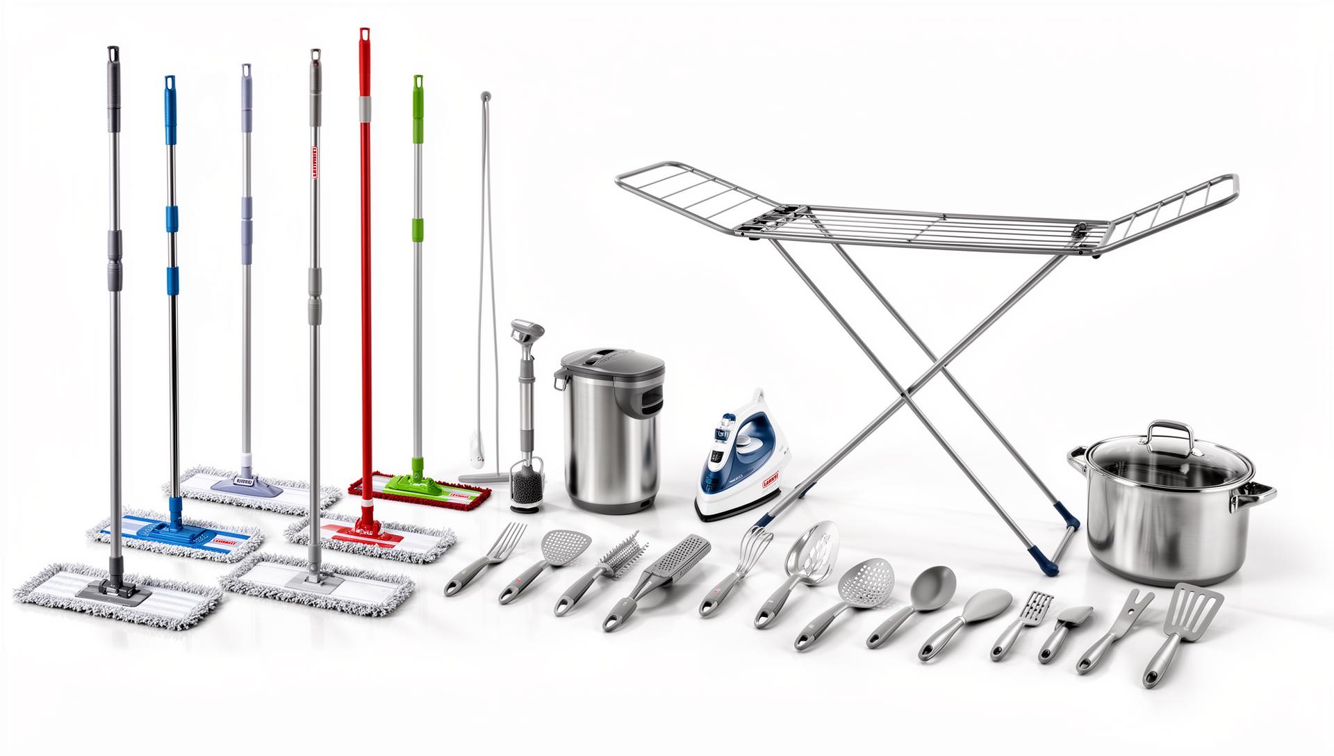 Leifheit household cleaning products in use