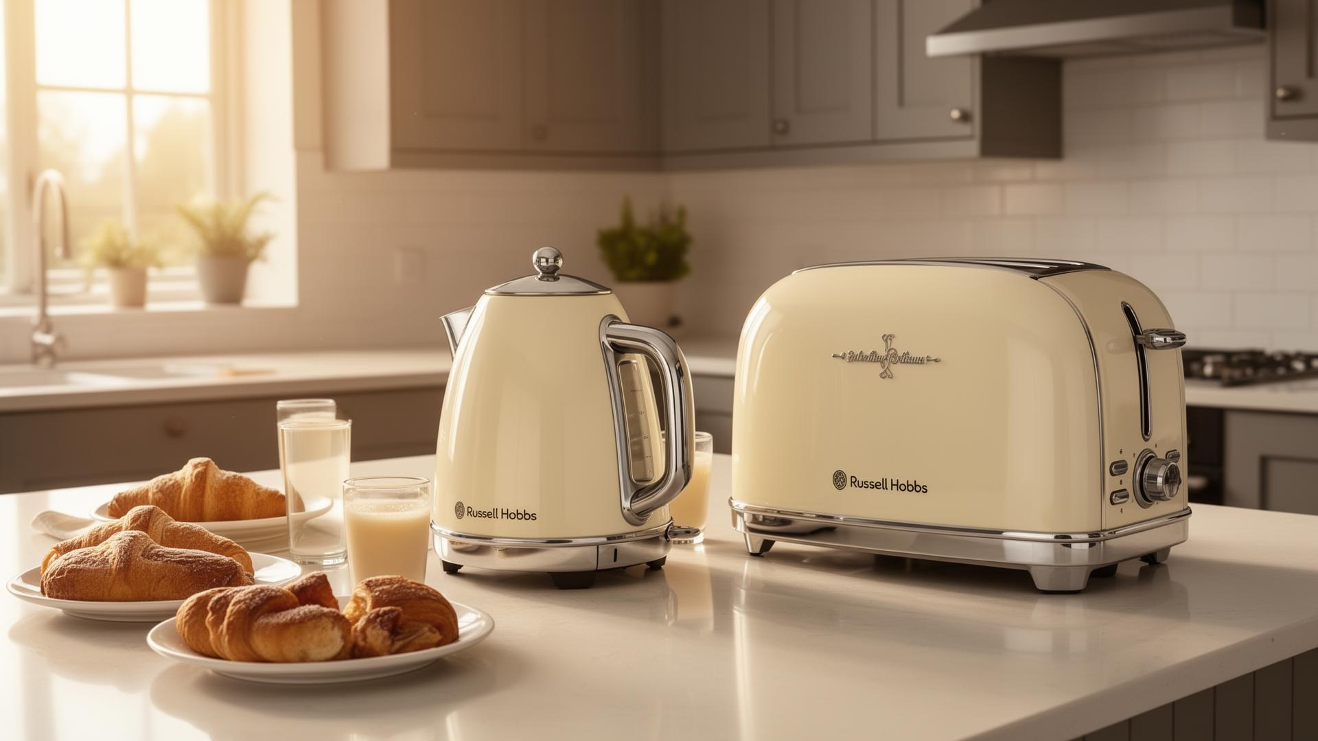 Russell Hobbs kitchen appliances in a modern kitchen