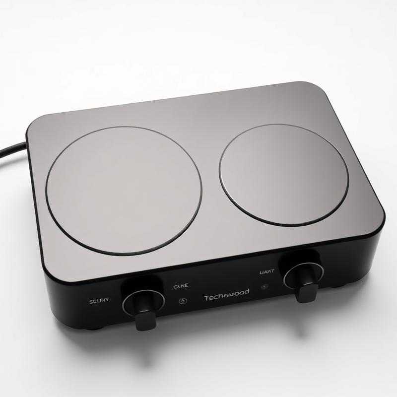 Techwood double cooking plate