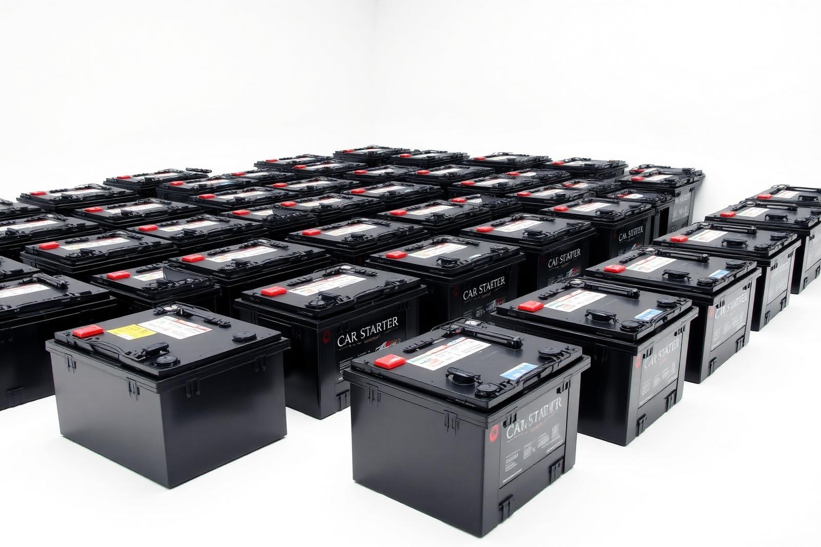 VARTA automotive battery in a workshop setting