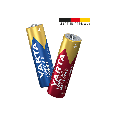 VARTA Longlife Power and Longlife Max Power alkaline cells