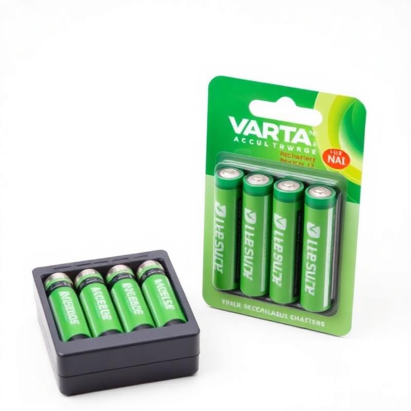 VARTA rechargeable batteries with a VARTA battery charger